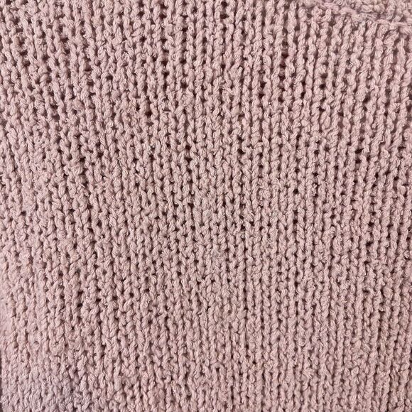 NWT Madewell Montford Pale Pink Fringe‎ Cream Sweater AB762 FA2020 Size S - Picture 10 of 10